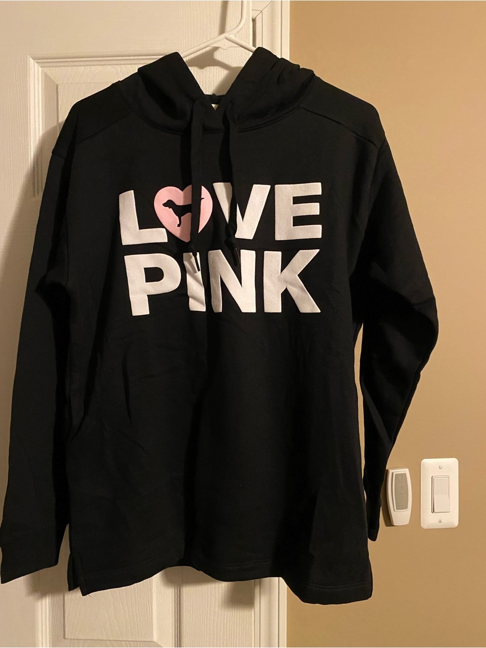 Pink Victoriaβs Secret logo originals pullover hoodie limited edition